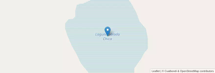 Mapa de ubicacion de Laguna Salada Chica en Argentina, Buenos Aires, Partido De Olavarría.