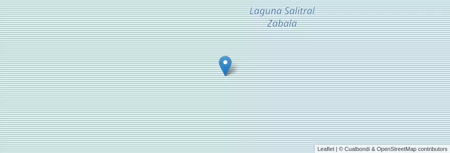 Mapa de ubicacion de Laguna Salitral Zabala en الأرجنتين, ريو نيغرو, Departamento San Antonio, Las Grutas.