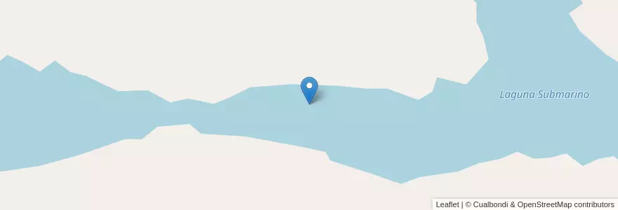 Mapa de ubicacion de Laguna Submarino en Argentine, Departamento Ushuaia, Chili, Province De Terre De Feu.
