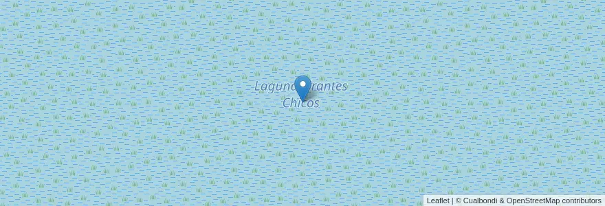 Mapa de ubicacion de Laguna Tirantes Chicos en الأرجنتين, إنتري ريوس, Departamento Victoria, Distrito Secciones.