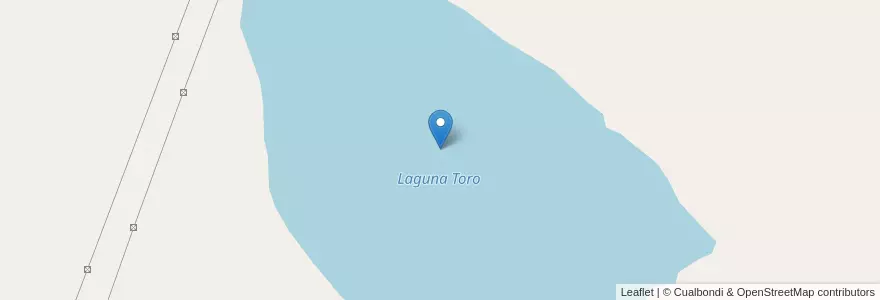 Mapa de ubicacion de Laguna Toro en Arjantin, Corrientes, Departamento Bella Vista, Municipio De Bella Vista.