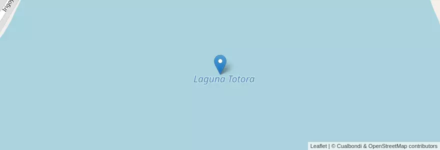 Mapa de ubicacion de Laguna Totora en الأرجنتين, Corrientes, Departamento San Cosme, Municipio De San Cosme.