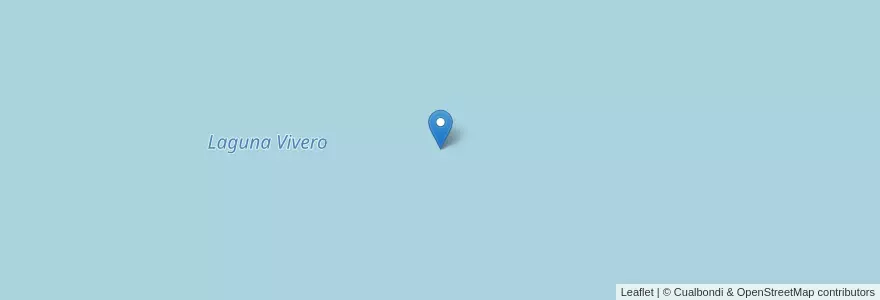Mapa de ubicacion de Laguna Vivero en آرژانتین, Córdoba, Departamento Presidente Roque Sáenz Peña, Pedanía La Paz.
