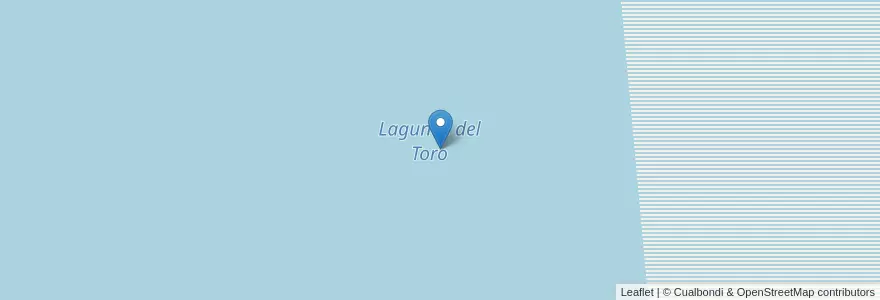 Mapa de ubicacion de Lagunas del Toro en 阿根廷, 智利, Chubut, Departamento Tehuelches.