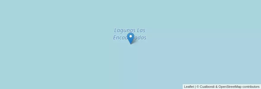 Mapa de ubicacion de Lagunas Las Encadenadas en Аргентина, Буэнос-Айрес, Partido De Tornquist.