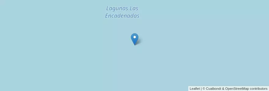 Mapa de ubicacion de Lagunas Las Encadenadas en アルゼンチン, ブエノスアイレス州, Partido De Saavedra.