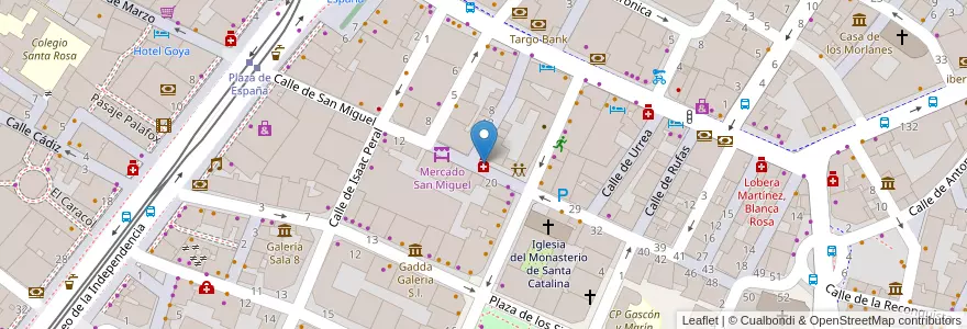 Mapa de ubicacion de Lahoz Romeo, Jesús en 西班牙, Aragón, 萨拉戈萨, Zaragoza, 萨拉戈萨.