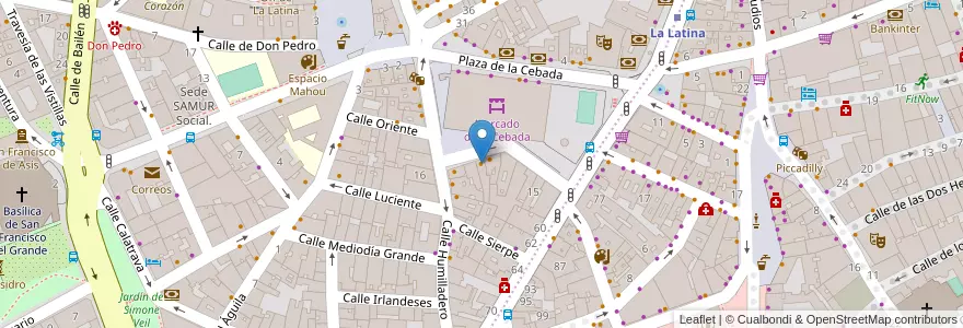 Mapa de ubicacion de Lai Fhuc en Espanha, Comunidade De Madrid, Comunidade De Madrid, Área Metropolitana De Madrid Y Corredor Del Henares, Madrid.