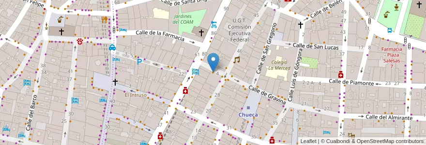 Mapa de ubicacion de Lakama en Испания, Мадрид, Мадрид, Área Metropolitana De Madrid Y Corredor Del Henares, Мадрид.