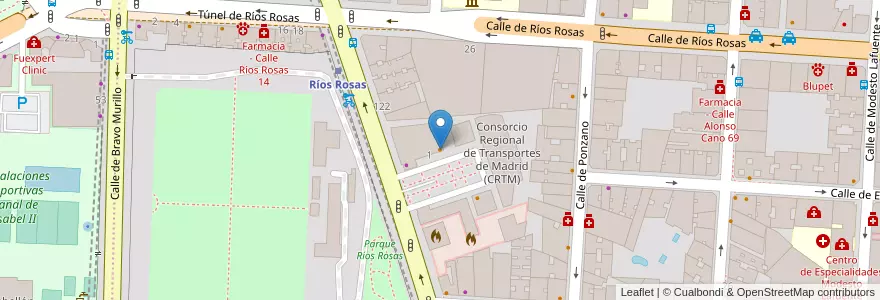 Mapa de ubicacion de Lakasa en 스페인, Comunidad De Madrid, Comunidad De Madrid, Área Metropolitana De Madrid Y Corredor Del Henares, 마드리드.