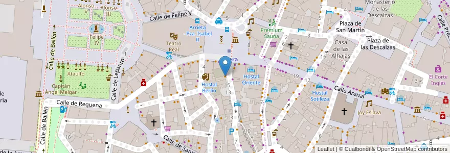 Mapa de ubicacion de Lalín Casa del Pulpo en 西班牙, Comunidad De Madrid, Comunidad De Madrid, Área Metropolitana De Madrid Y Corredor Del Henares, Madrid.