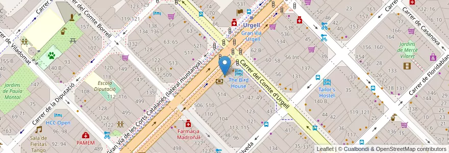 Mapa de ubicacion de Lam Thai Restaurante en Spagna, Catalunya, Barcelona, Barcelonès, Barcelona.