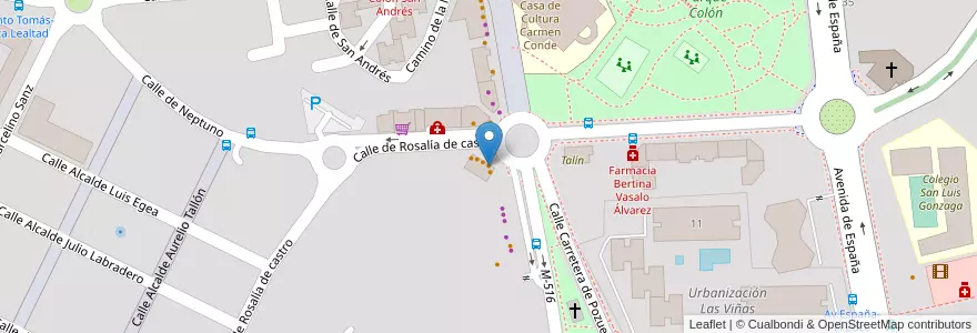Mapa de ubicacion de Lamoraleja en إسبانيا, منطقة مدريد, منطقة مدريد, Área Metropolitana De Madrid Y Corredor Del Henares, Majadahonda.