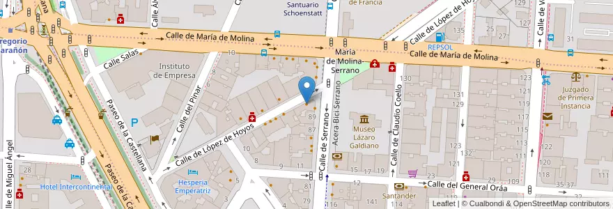 Mapa de ubicacion de Lamucca en Espanha, Comunidade De Madrid, Comunidade De Madrid, Área Metropolitana De Madrid Y Corredor Del Henares, Madrid.