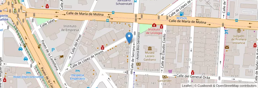 Mapa de ubicacion de Lamucca en Spain, Community Of Madrid, Community Of Madrid, Área Metropolitana De Madrid Y Corredor Del Henares, Madrid.