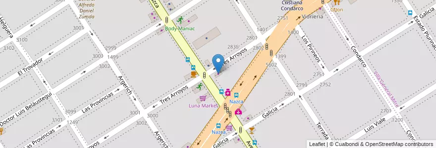 Mapa de ubicacion de L'angolo, Villa Santa Rita en 阿根廷, Ciudad Autónoma De Buenos Aires, 布宜诺斯艾利斯.