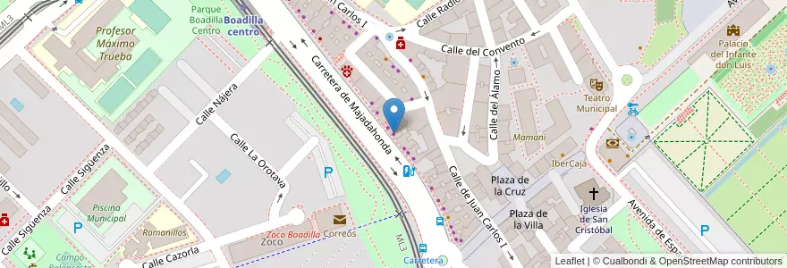 Mapa de ubicacion de Lara en Spain, Community Of Madrid, Community Of Madrid, Área Metropolitana De Madrid Y Corredor Del Henares, Boadilla Del Monte.