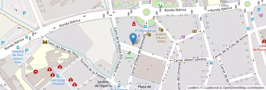 Mapa de ubicacion de L'Art de la Cuina en İspanya, Catalunya, Barcelona, Garraf, Vilanova I La Geltrú.
