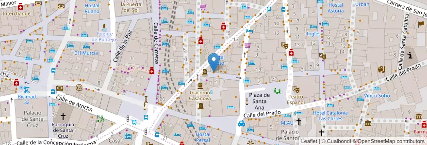 Mapa de ubicacion de Las Bravas en 西班牙, Comunidad De Madrid, Comunidad De Madrid, Área Metropolitana De Madrid Y Corredor Del Henares, Madrid.
