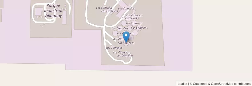 Mapa de ubicacion de Las Camelias en Argentinien, Provinz Entre Ríos, Departamento Villaguay, Distrito Lucas Al Sud, Villaguay.