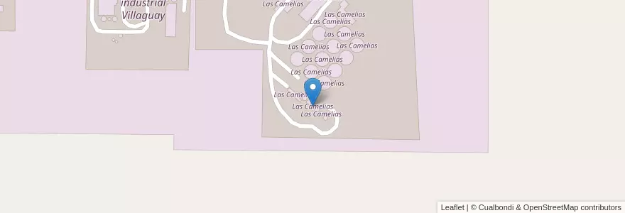 Mapa de ubicacion de Las Camelias en Аргентина, Междуречье, Departamento Villaguay, Distrito Lucas Al Sud, Villaguay.