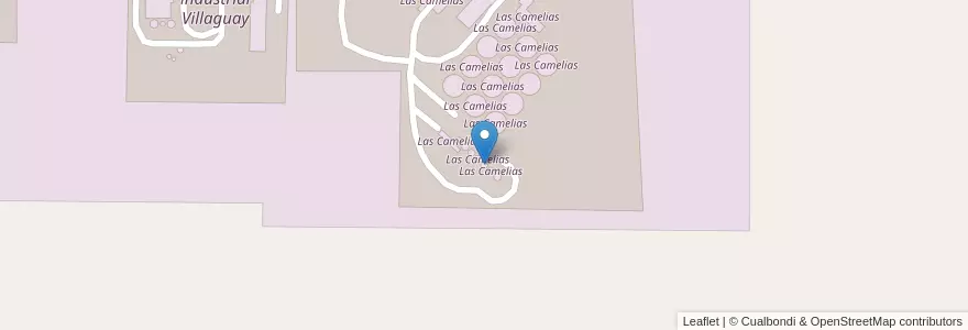 Mapa de ubicacion de Las Camelias en الأرجنتين, إنتري ريوس, Departamento Villaguay, Distrito Lucas Al Sud, Villaguay.