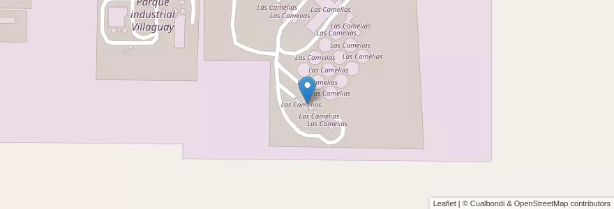 Mapa de ubicacion de Las Camelias en 阿根廷, 恩特雷里奥斯省, Departamento Villaguay, Distrito Lucas Al Sud, Villaguay.