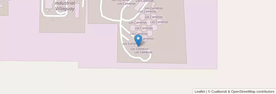 Mapa de ubicacion de Las Camelias en Argentina, Provincia Di Entre Ríos, Departamento Villaguay, Distrito Lucas Al Sud, Villaguay.