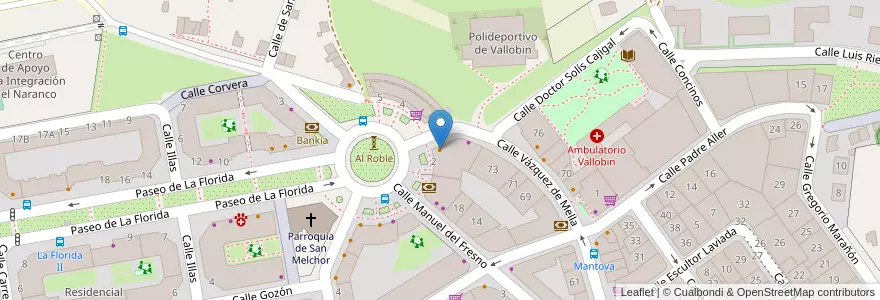 Mapa de ubicacion de Las Canteronas - café tapas en Spanje, Asturië, Asturië, Oviedo.