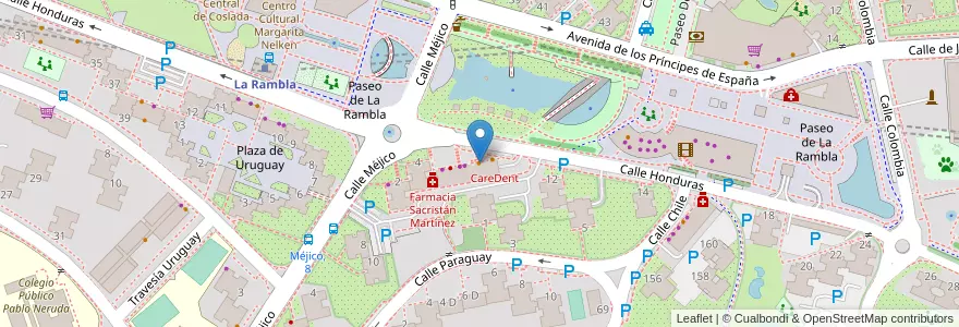 Mapa de ubicacion de Las Encinas en 西班牙, Comunidad De Madrid, Comunidad De Madrid, Área Metropolitana De Madrid Y Corredor Del Henares, Coslada.