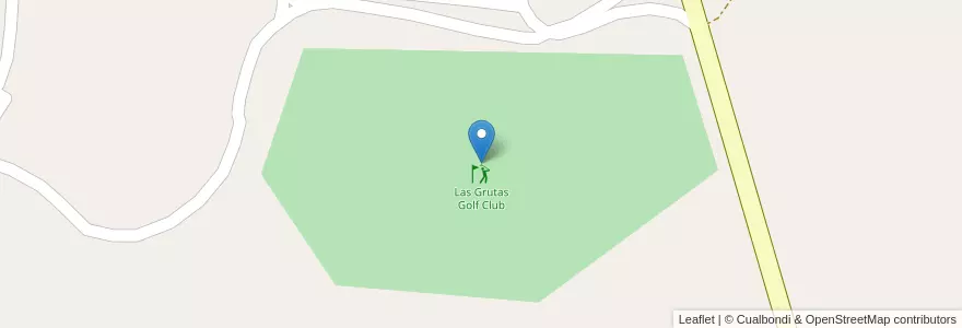 Mapa de ubicacion de Las Grutas Golf Club en Argentina, Río Negro, Departamento San Antonio, Las Grutas, Las Grutas.