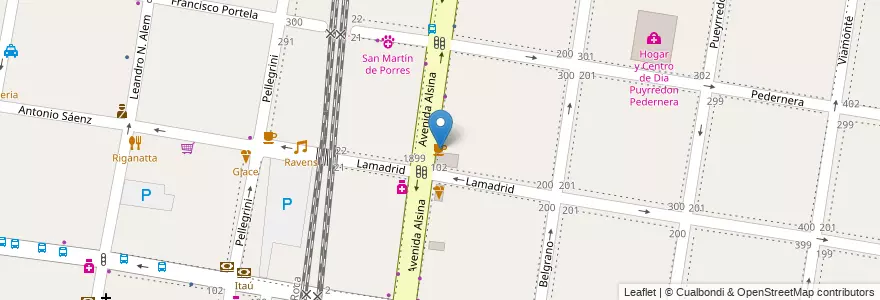 Mapa de ubicacion de Las medialunas del abuelo en Argentinië, Buenos Aires, Partido De Lomas De Zamora, Lomas De Zamora.