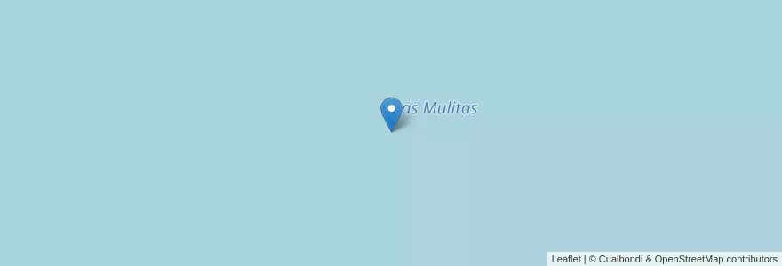 Mapa de ubicacion de Las Mulitas en 아르헨티나, 부에노스아이레스주, Partido De Veinticinco De Mayo.