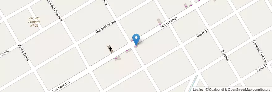 Mapa de ubicacion de Las Nuevo en Argentina, Buenos Aires, Partido De Ezeiza, Ezeiza.