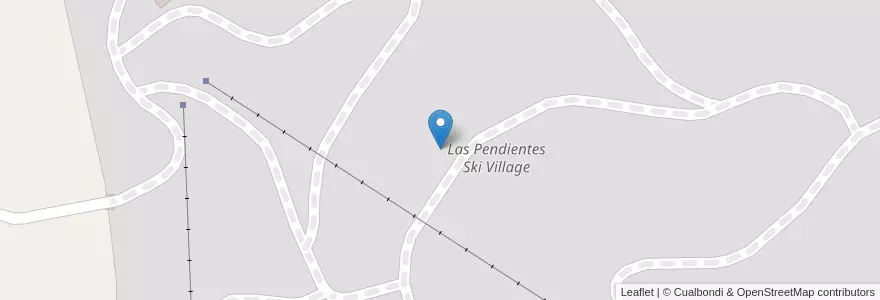 Mapa de ubicacion de Las Pendientes Ski Village en 阿根廷, 智利, 內烏肯省, Departamento Lácar, Municipio De San Martín De Los Andes.