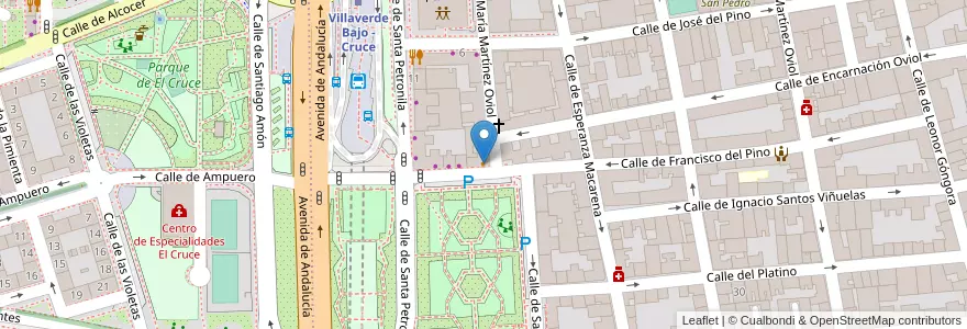 Mapa de ubicacion de Las siete ruedas en إسبانيا, منطقة مدريد, منطقة مدريد, Área Metropolitana De Madrid Y Corredor Del Henares, مدريد.
