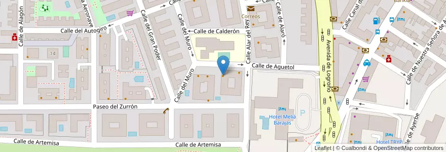 Mapa de ubicacion de Las Villas en Espanha, Comunidade De Madrid, Comunidade De Madrid, Área Metropolitana De Madrid Y Corredor Del Henares, Madrid.