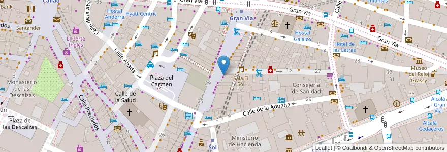 Mapa de ubicacion de LaTa TaPa en Spagna, Comunidad De Madrid, Comunidad De Madrid, Área Metropolitana De Madrid Y Corredor Del Henares, Madrid.