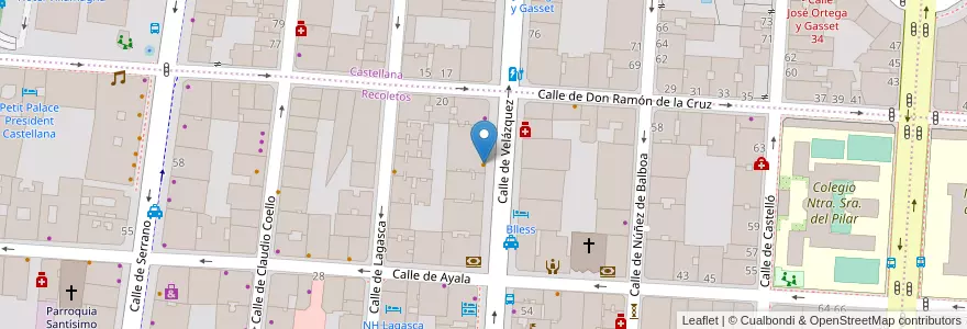 Mapa de ubicacion de Lateral en Испания, Мадрид, Мадрид, Área Metropolitana De Madrid Y Corredor Del Henares, Мадрид.