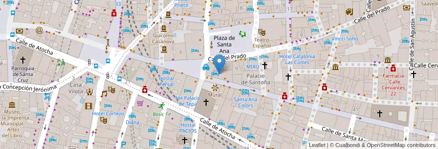 Mapa de ubicacion de lateral en Испания, Мадрид, Мадрид, Área Metropolitana De Madrid Y Corredor Del Henares, Мадрид.