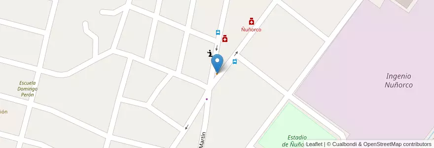 Mapa de ubicacion de Lauro Bar en Arjantin, Tucumán, Departamento Monteros, Municipio De Monteros, Monteros.