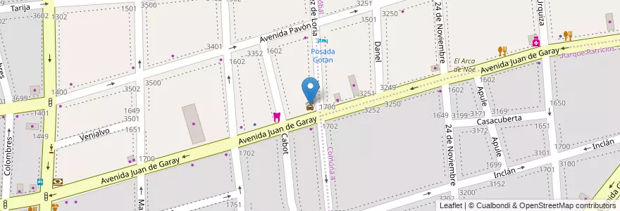 Mapa de ubicacion de Lava Autos Artesanal, Boedo en Argentinië, Ciudad Autónoma De Buenos Aires, Comuna 5, Buenos Aires.