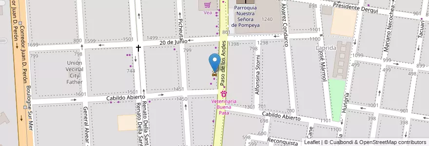 Mapa de ubicacion de Lava Autos en アルゼンチン, チリ, メンドーサ州, Godoy Cruz, Departamento Godoy Cruz, Distrito Ciudad De Godoy Cruz.
