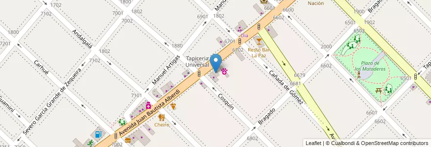 Mapa de ubicacion de Lavadero a Todo Trapo, Mataderos en Argentine, Ciudad Autónoma De Buenos Aires, Comuna 9, Buenos Aires.