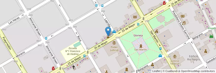 Mapa de ubicacion de Lavadero FOE en 아르헨티나, 리오네그로주, Departamento Adolfo Alsina, Viedma, Viedma.