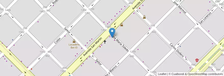 Mapa de ubicacion de Lavadero J&A en Arjantin, Chaco, Departamento San Fernando, Resistencia, Resistencia.