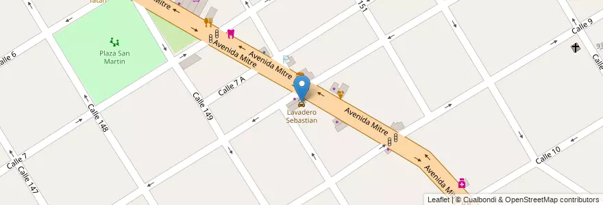 Mapa de ubicacion de Lavadero Sebastian en Arjantin, Buenos Aires, Partido De Berazategui, Berazategui.