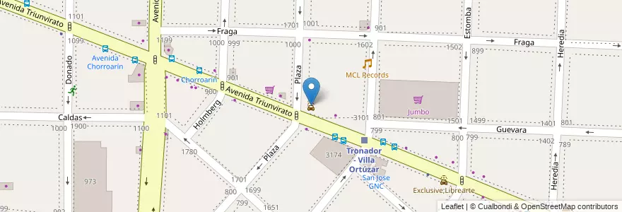 Mapa de ubicacion de Lavadero, Villa Ortuzar en الأرجنتين, Ciudad Autónoma De Buenos Aires, Buenos Aires, Comuna 15.