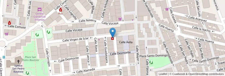 Mapa de ubicacion de Lcda. Mª Victoria Rodríguez García en إسبانيا, منطقة مدريد, منطقة مدريد, Área Metropolitana De Madrid Y Corredor Del Henares, Alcorcón.