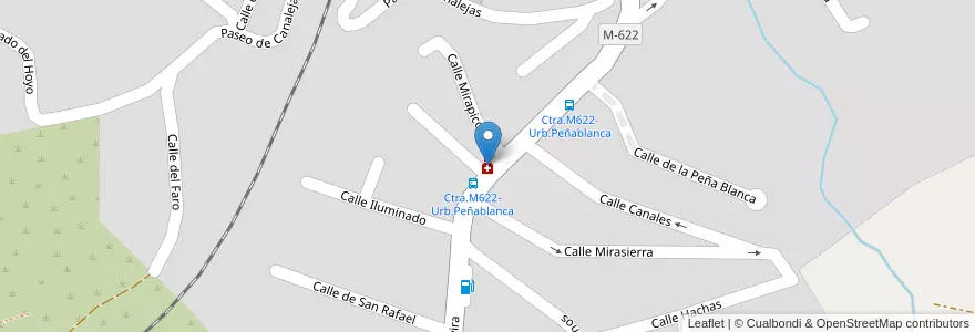 Mapa de ubicacion de Lcdo. Miguel H. Muñoz González en Испания, Мадрид, Мадрид, Cuenca Del Guadarrama, Cercedilla.